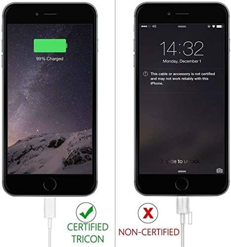 iPhone Charger Cable Lightning Cable Mfi Certified 5Pack(3ft/3ft/6ft/6ft/10ft) USB Fast Long iPhone Charging Cords Compatible iPhone XS/Max/XR/X/8...