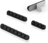 Cable Clips Cord Management Organizer, 3 Packs Silicone Adhesive Hooks, Wire Holder USB Power Charging Accessory Mouse PC Nightstand Desktop Wall ...