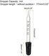 1ml Eye Dropper Glass Liquid Dropper 1ml Capacity Fit for Essential Oils Dropping Pipettes for Resin Lab Bottles and Jars...