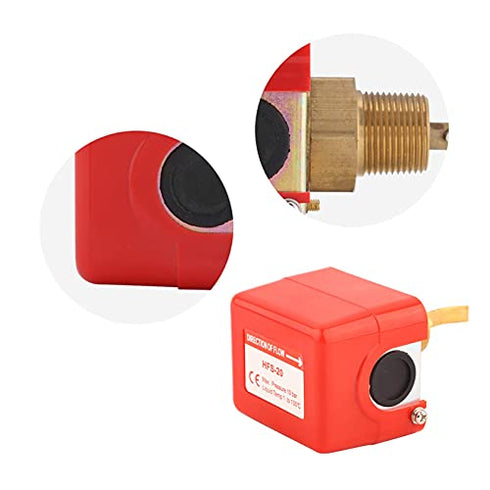 Water Flow Switch Automatic Control Flow Sensor Switch R3/4 Thread Paddle Type Liquid Water Oil Flow Sensor Switch...