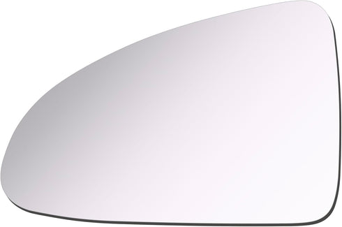 Mirror Glass fit for 2004 2005 2006 2007 2008 Chevy Malibu Driver Left Side Mirror Glass LH No Backing Plate Flat Including Adhesive(only fit earl...
