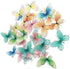 Set of 30 Edible Butterfly Cupcake Toppers Wedding Cake Birthday Party Food Decoration Mixed Size & Colour...