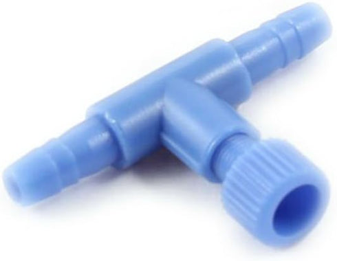 AKOAK 10 Pack Blue Plastic Fish Tank Air Pump Control Valves Aquarium Hose Connector 2 Way Adjustment Control Valves Aquatic Accessories Supplies...