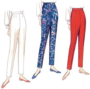 Vogue Patterns Misses' Shorts And Tapered Pants, Orange...