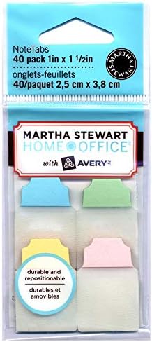 Martha Stewart Home Office with Avery, NoteTabs (40 Pack)...
