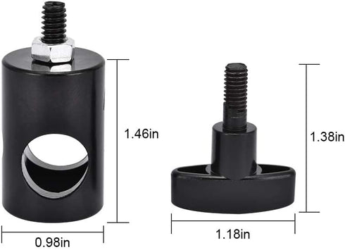 4PCS Light Stand Adapter Aluminum Rapid Adapter Convert with 1/4" Screw DSLR Mount Bracket Multi Functional Mount Bracket Adapter, Photo Studio, L...