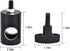 4PCS Light Stand Adapter Aluminum Rapid Adapter Convert with 1/4" Screw DSLR Mount Bracket Multi Functional Mount Bracket Adapter, Photo Studio, L...