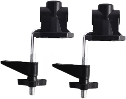2 Pcs Desk Lamp Clamp, Hardware Bracket Clamp DIY Lighting Accessories Fixed Clip Table Lamp Bracket Light Holder for Home Office...