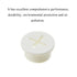 HAHIYO 4Pcs 0.8Inch/20mm White Flexible Rubber Desk Grommet Wire Grommet Cable Management Cord Hole Cover Desk Wire Hole Insert Wire Organizer for...