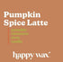 Happy Wax Pumpkin Spice Latte Scented Bear Wax Melts - Natural Strong Scented Fall Wax Melts Infused w/Essential Oils - Non Toxic Wax Melt & Pet S...