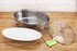 TamBee Wire Broiling Rack Roasting Rack Baking Rack Cooking Cooling for Oven Stainless Steel Oval Steamer Rack Canning Rack Cookie Roasting 11.3"x...