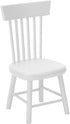Dollhouse Chair, Miniature Furniture Model Wooden Dining Chair Furniture for 1:12 Doll House Accessory Dollhouse Accessories (White)...