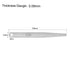 uxcell Metric Thickness Feeler Gauge 0.09mm Stainless Steel Measuring Tool for Gap Width 4pcs...