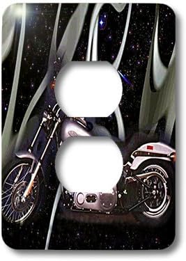 3dRose lsp_145_6 Picturing Harley Davidson Motorcycle Light Switch Cover...