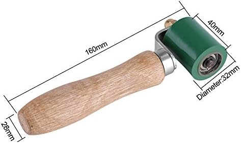 Silicone Hand Roller, 40mm Silicone High Temperature Pressure Roller for Roofing Hot Air Heating PVC Welding, 1.6 x 1.3inch...