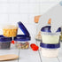 HomeyGear 6-Pack Twist Top Food Storage Containers | Leak-Proof, Airtight Storage Canisters with Screw & Seal Lids | BPA-Free, Stackable, Reusable...
