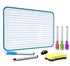 Dry Erase Lapboard Double Sided, Dry Erase Board with Lines for Kids, Small Whiteboard for Home & School...