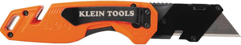Klein Tools 44303 FLICKBLADE Folding Utility Knife with Blade Storage, Utility Knife with 5 Blades, Compact with Side Release Button and Dual Lock...