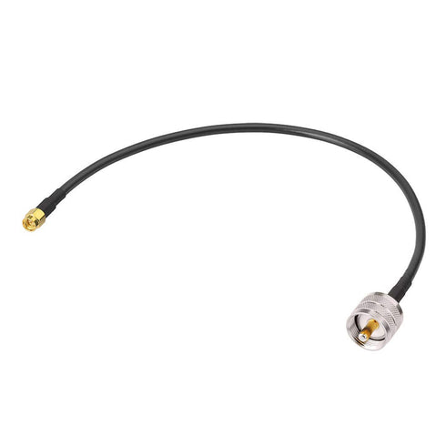 BINGFU SMA Male to UHF SO239 Female & PL259 Male RG58 Coaxial Jumper Cable 12 inch 30cm (2-Pack) for Portable VNA Vector Network Analyzer Antenna ...