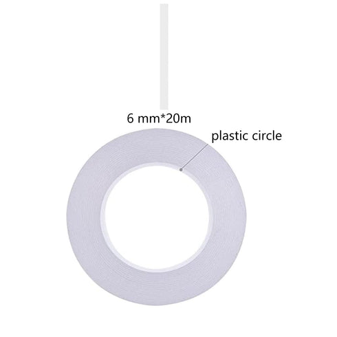 16 Rolls Double-Sided Tape Adhesive Sticky Tapes for Scrapbooking, Photos, Invitation Cards, Paper, DIY Crafts and Office School Stationery Suppli...
