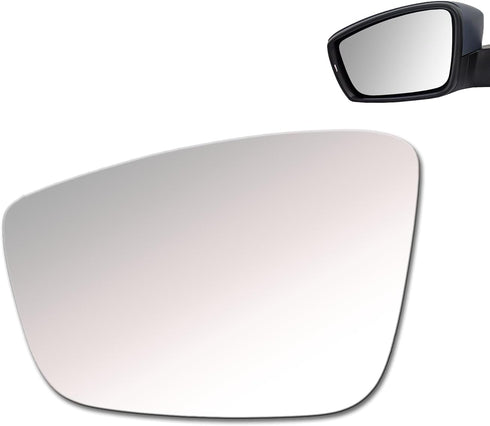 Mirror Glass fit for Volkswagen VW Beetle Jetta Passat Driver Left Side Mirror Glass No Backing Plate Flat Including Adhesive...