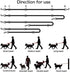 7FT Multifunctional Rope Dog Leash,Hands Free Dog Leash, Crossbody Rope Leash, Adjustable Long Leash for 2 Dogs (7ft*12mm, Airy blue)...
