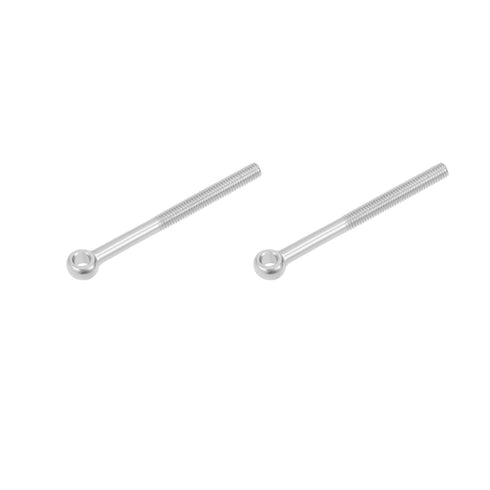 Shoulder Swing Lifting Bolt (M6x70mm) 2Pcs, 304 Stainless Steel Eye Bolts - for Home Renovation, Pipeline Gate Valves Fasteners, Silver...