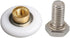Shower Door Rollers Runners Wheels Replacement Part Bathroom Glass Door Runner Sliding Shower Door Roller Wheel 19mm x 5mm 4 Sets...