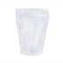 PABCK 100 Pack (Inside Size 4.25x5.24 inch) Clear Resealable Stand Up Bags Heat Seal Zipper Lock Reusable Storage Pouches for Zip Food Storage Loc...