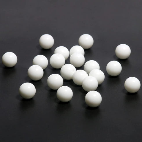 Yochus 10mm Natural Stone Beads for Jewelry DIY Making Bulk,Natural Tridacna Stone Round Loose Beads,Bracelet Making...