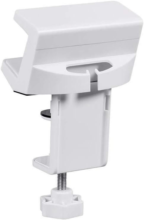 Monoprice Desk Clamp Holder for Surge Protectors, Power Strips, USB Hubs - Designed for Use With Sit-Stand Desks, White - Workstream Collection...