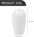 SEWACC 2Pcs Miniature Ceramic Vase Dollhouse Mini Vase Model Furniture DIY Doll House Vase Micro Landscape Fairy Garden Decoration ( White )...