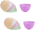 BILLIOTEAM 10 PCS Multi colorful Silicone Mixing Bowl,Reusable Prep and Serve Bowls Condiment Bowls Facial Mask Bowl for Skincare,DIY Craft,Resin,...