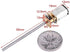 DC 6V Gear Motor High Electric with Long M355MM Screw Thread Output Shaft 30/60/100/150/200/300/400/500RPM (6V 30RMP)...