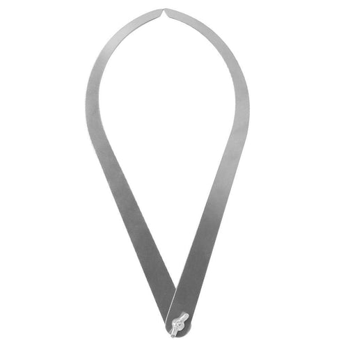 Hilitand 10in Clay Caliper, Stainless Steel Bent Leg Inside Outside Clay Caliper for Clay Modelling Clay Pottery Tool 25.8x9.8x1.4 cm...