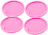 4pc 2.5inch Silicone Resin Car Coaster Mold DIY Crafts Casting Coaster Mold for Homemade Cup Mats, Keychain Charms Molds (6.5 cm Diameter) (DY0173...