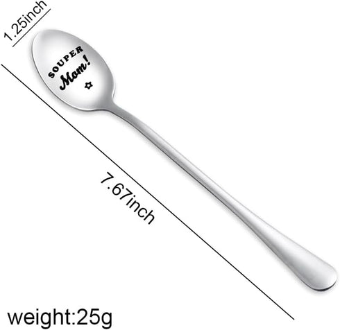 Funny Mothers Day Gifts for Mom Mother Souper Mom Spoon Gifts for Mama Mommy Mom Birthday Christmas Gifts for New Mom Mother In Law Best Mom Ever ...