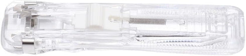 1 Piece Reusable Portable Handheld Paper Clam Clip Staple with 108 Reusable Stainless Steel Metal Refill Clips,Fast Paper Clipper for Office Docum...