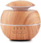 Essential Oil Aroma Diffuser Humidifier, Natural Home Fragrance Diffuser with 7 LED Color Changing Light and Waterless Auto Off, Easy to Clean (Wo...
