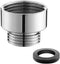 Brass Faucet Adapter, G3/4" to G1/2" Faucet Aerator Adapter Hose Thread Fitting Connector for Washing Machine Dishwasher Garden (Chrome Silver)...