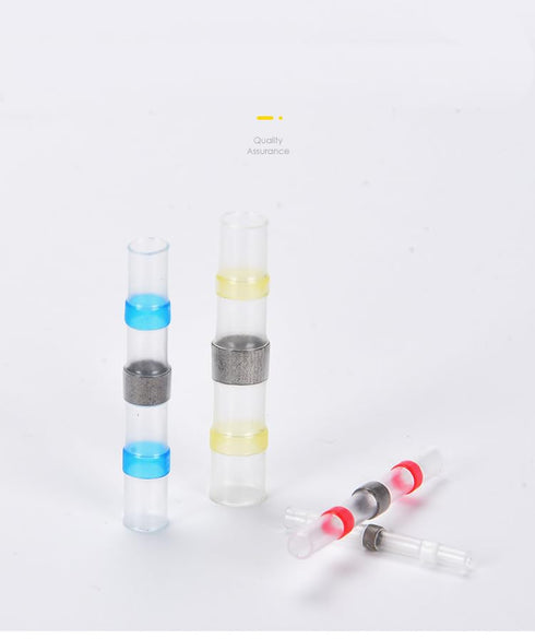 Anlin 250 Pcs Solder Seal Wire Connectors, Heat Shrink Butt Connectors, Waterproof and Insulated Electrical Wire Terminals, Butt Splice (250PCS)...