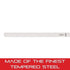 Starrett Tempered Steel Thickness Gage or Feeler Stock with Rounded Ends - Ideal for Carpenters and Home Improvement - .05mm Thickness, 30cm Lengt...