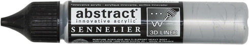 Sennelier Abstract Acrylic Liner, 27ml, Iridescent Silver...