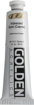 Golden Heavy Body Acrylic Paint, 2 Ounce, Iridescent Gold Coarse...