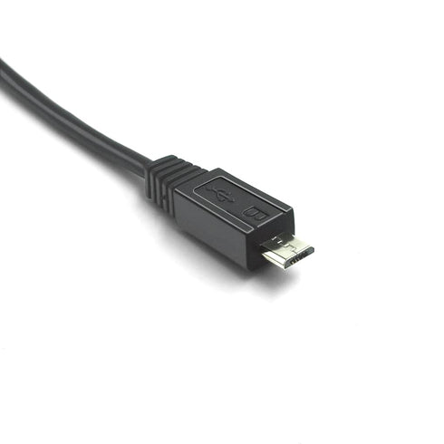 10 Inch Short Micro USB Charger Cable Male A to Micro B Black for Android Both Charging and Sync (10 Inches/0.8 Feet)......