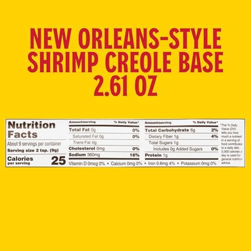Louisiana New Orleans Style Shrimp Creole Base, 2.61oz (Pack of 3) - Classic New Orleans Flavor - Bring the Taste of Louisiana Home...