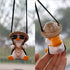 Swing Duck Car Decoration Accessories, Car Rear Riew Mirror Pendant (Necklace)...