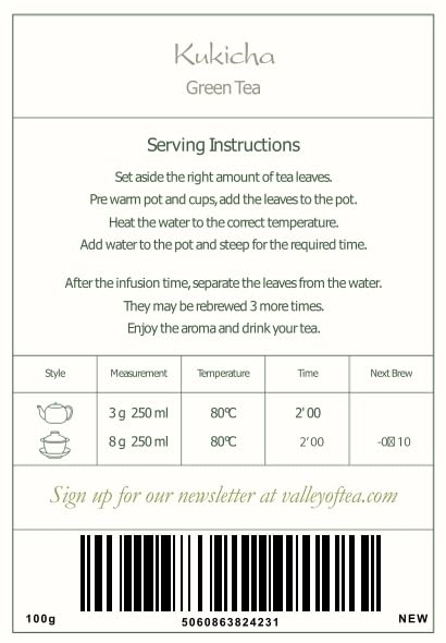 Kukicha Japanese Green Tea - Karigane Twig Tea From Japan - Carefully Blended With Sencha - Grade Karigane - Kukicha Tea Sencha Tea Karigane Green...