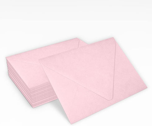 LUXPaper 4Bar A1 Contour Flap Invitation Envelopes | 3 5/8" x 5 1/8" | Candy Pink | 80lb. Text | 50 Qty...