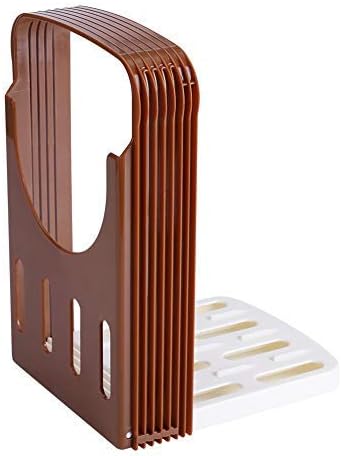 Bread Slicer, Bread/Toast Cutter Kitchen Sandwich Slicing Guide Foldable Tools with 4 Thickness for Homemade Bread Bagel Loaf Sandwich Toast Slici...